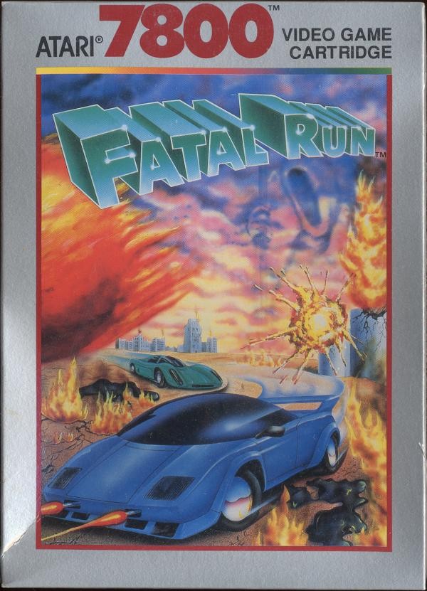 Face avant du boxart du jeu Fatal Run (Etats-Unis) sur Atari 7800