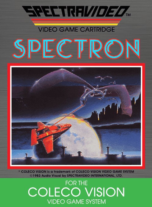 Face avant du boxart du jeu Spectron (Etats-Unis) sur Coleco Industries Colecovision