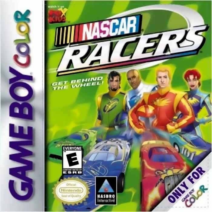 Face avant du boxart du jeu NASCAR Racers (Europe) sur Nintendo Game Boy Color