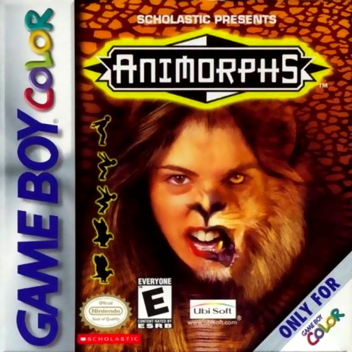 Face avant du boxart du jeu Animorphs (Etats-Unis) sur Nintendo Game Boy Color
