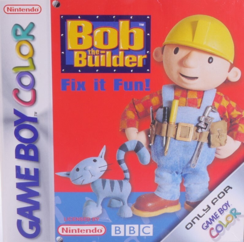 Face avant du boxart du jeu Bob the Builder - Fix it Fun! (Europe) sur Nintendo Game Boy Color