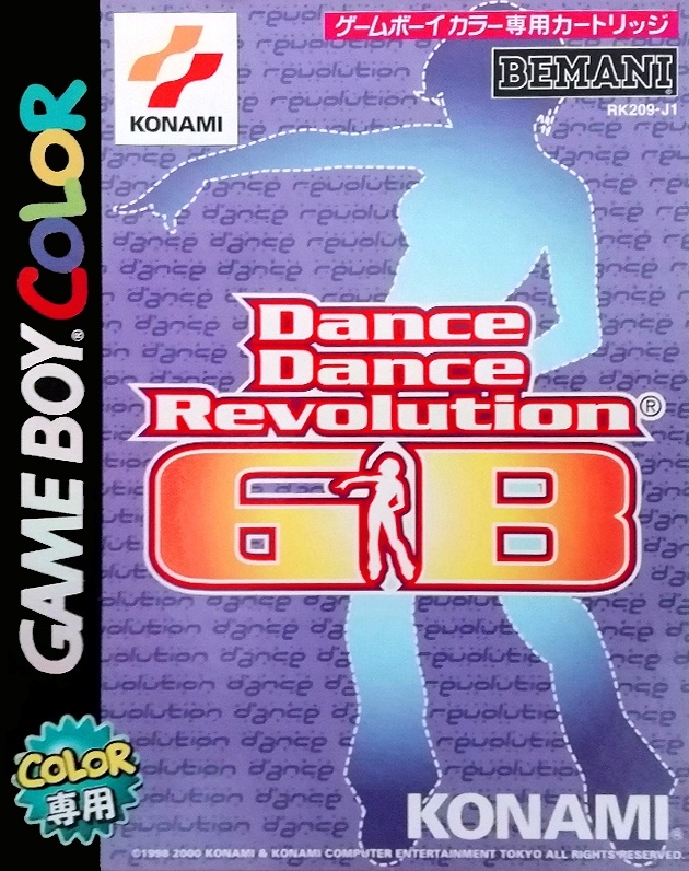Face avant du boxart du jeu Dance Dance Revolution GB (Japon) sur Nintendo Game Boy Color