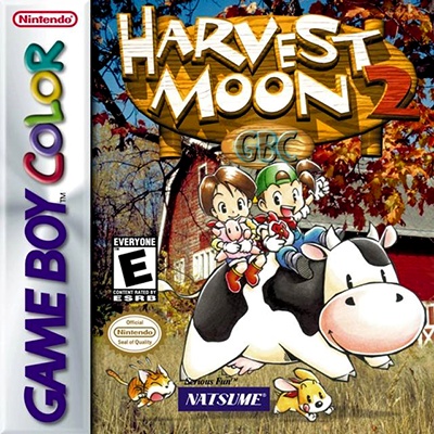 Face avant du boxart du jeu Harvest Moon 2 GBC (Etats-Unis) sur Nintendo Game Boy Color