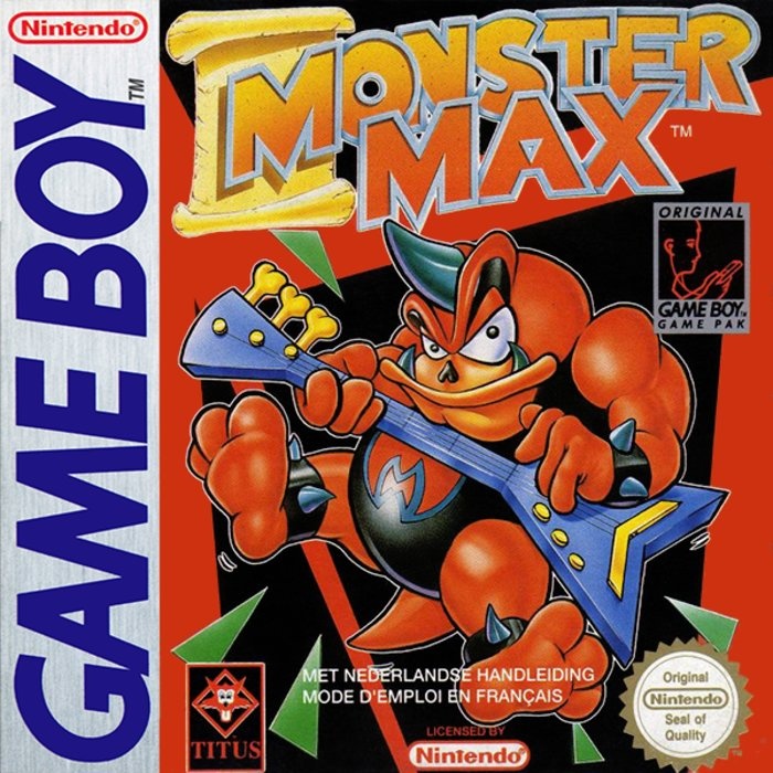 Face avant du boxart du jeu Monster Max (Europe) sur Nintendo Game Boy
