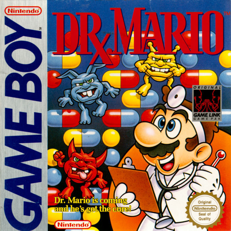 Face avant du boxart du jeu Dr. Mario (Australie) sur Nintendo Game Boy
