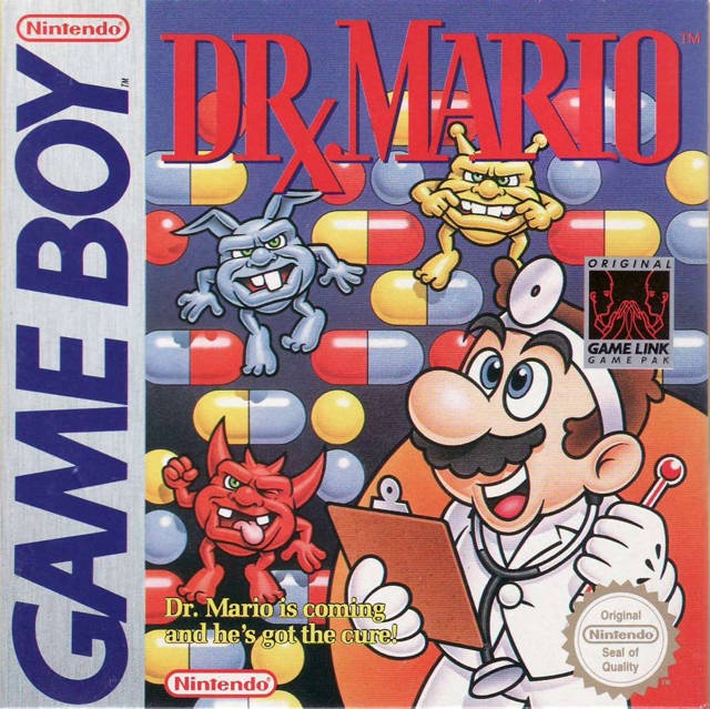 Face avant du boxart du jeu Dr. Mario (Europe) sur Nintendo Game Boy