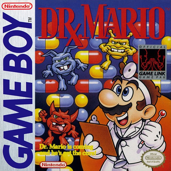 Face avant du boxart du jeu Dr. Mario (Etats-Unis) sur Nintendo Game Boy