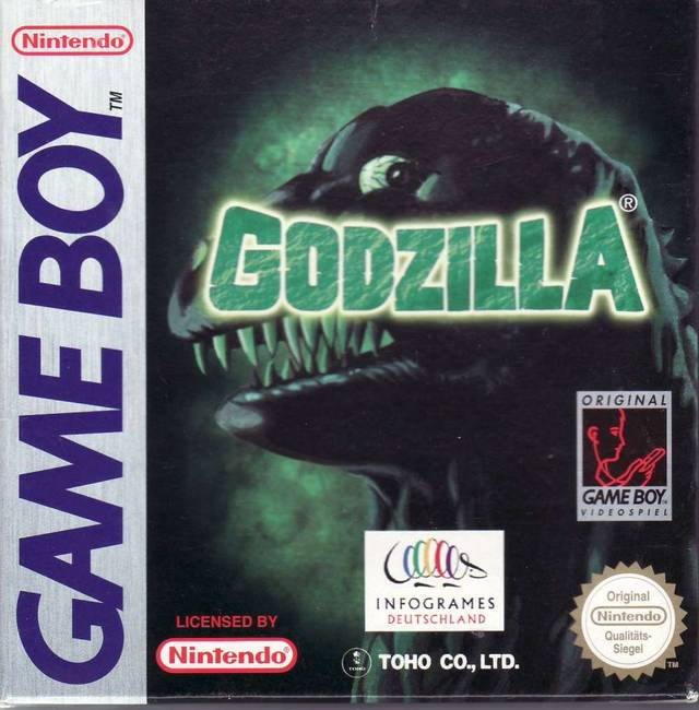 Face avant du boxart du jeu Godzilla (Europe) sur Nintendo Game Boy