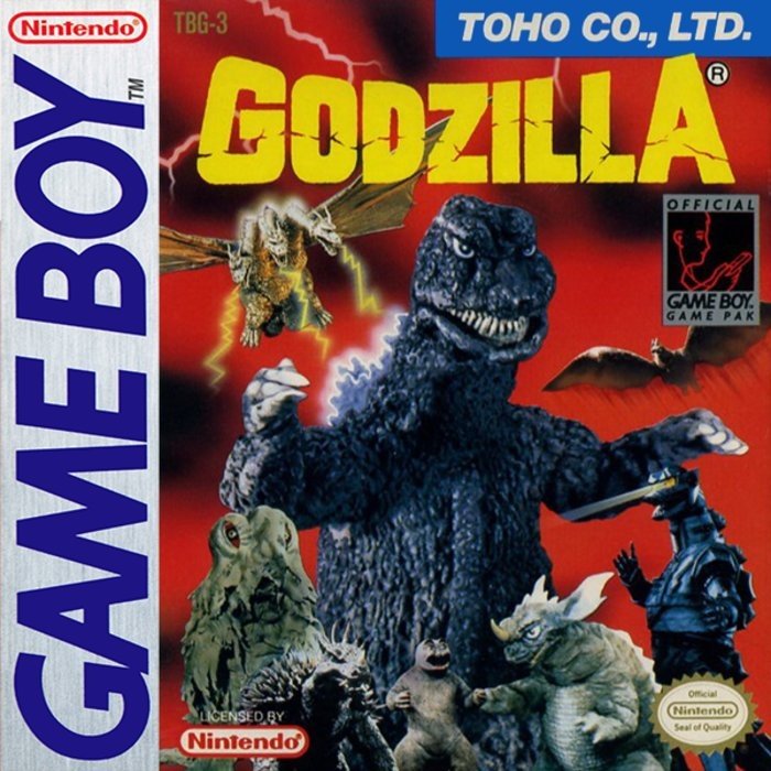Face avant du boxart du jeu Godzilla (Etats-Unis) sur Nintendo Game Boy