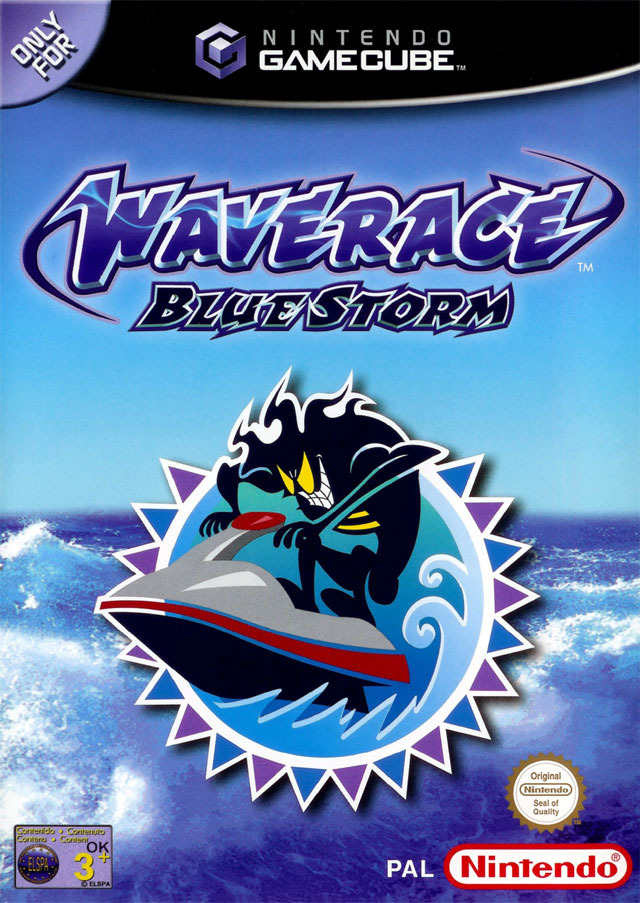 Face avant du boxart du jeu Wave Race - Blue Storm (France) sur Nintendo GameCube
