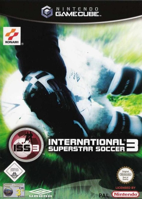 Face avant du boxart du jeu International Superstar Soccer 3 (Allemagne) sur Nintendo GameCube