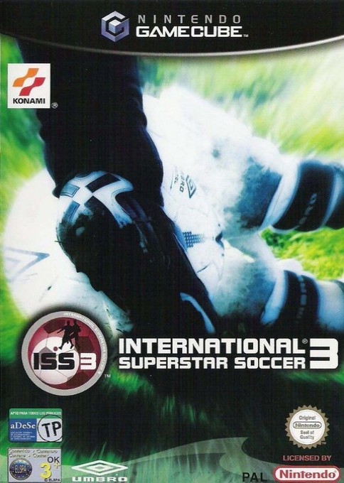 Face avant du boxart du jeu International Superstar Soccer 3 (Espagne) sur Nintendo GameCube