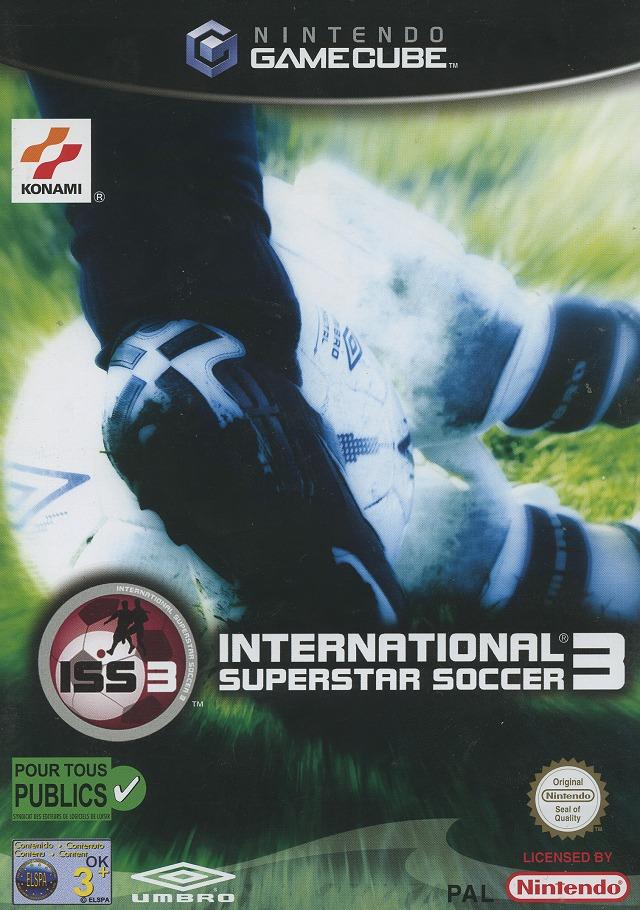 Face avant du boxart du jeu International Superstar Soccer 3 (France) sur Nintendo GameCube