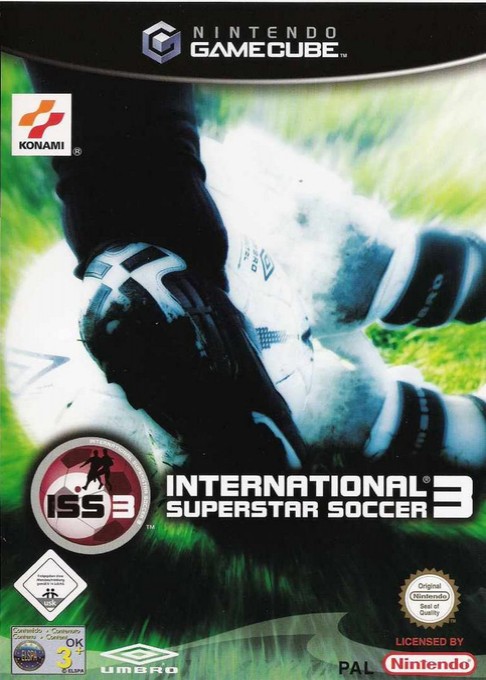 Face avant du boxart du jeu International Superstar Soccer 3 (Italie) sur Nintendo GameCube
