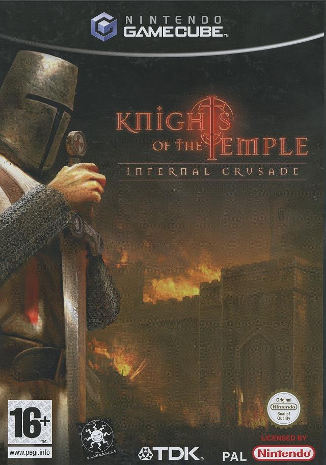 Face avant du boxart du jeu Knights of the Temple - Infernal Crusade (France) sur Nintendo GameCube