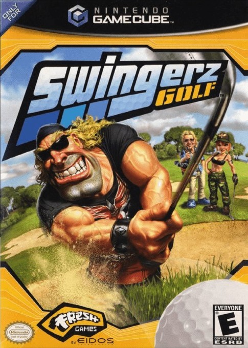 Face avant du boxart du jeu Swingerz Golf (Etats-Unis) sur Nintendo GameCube