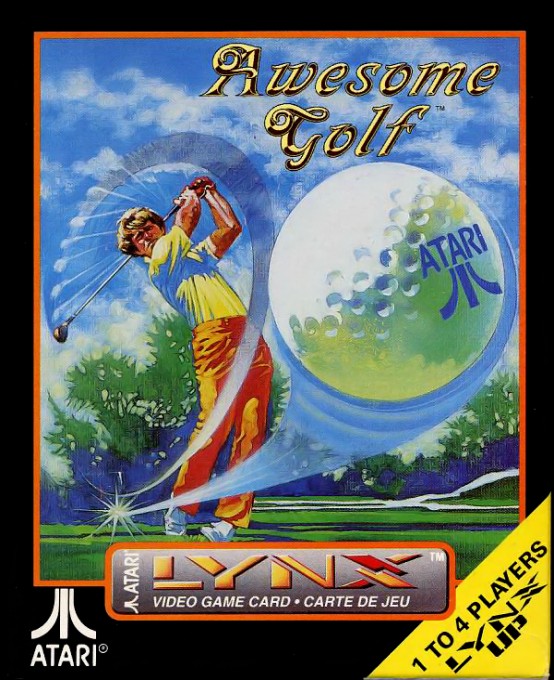 Face avant du boxart du jeu Awesome Golf (Etats-Unis) sur Atari Lynx