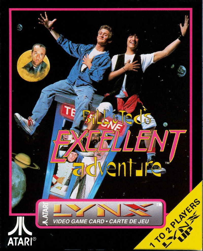 Face avant du boxart du jeu Bill and Ted's Excellent Adventure (Etats-Unis) sur Atari Lynx