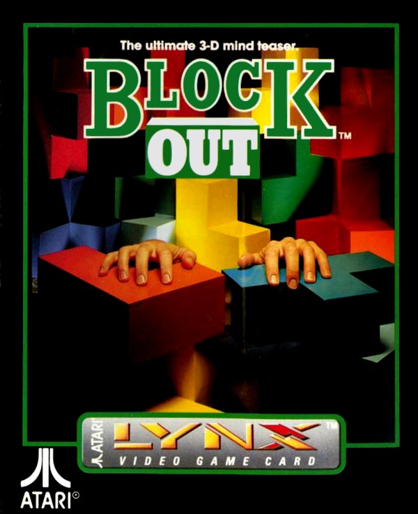 Face avant du boxart du jeu Blockout (Etats-Unis) sur Atari Lynx