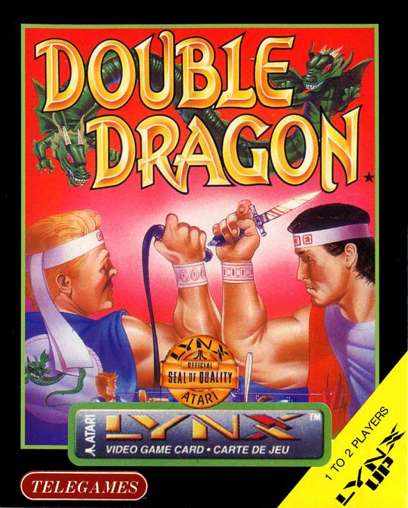 Face avant du boxart du jeu Double Dragon (Etats-Unis) sur Atari Lynx
