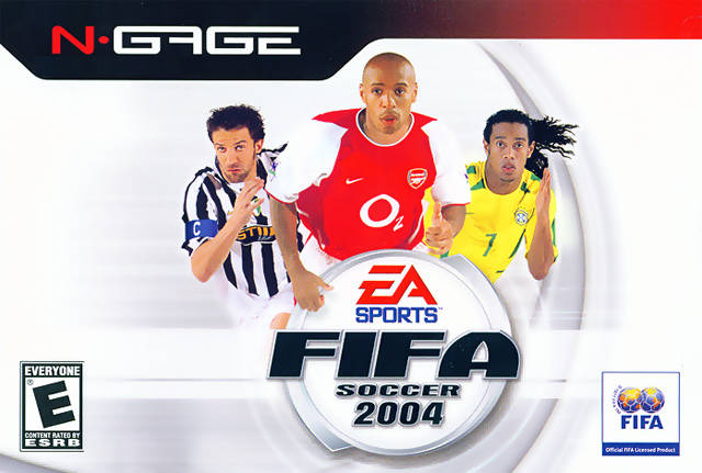 Face avant du boxart du jeu FIFA Football 2004 (Etats-Unis) sur Nokia N-Gage