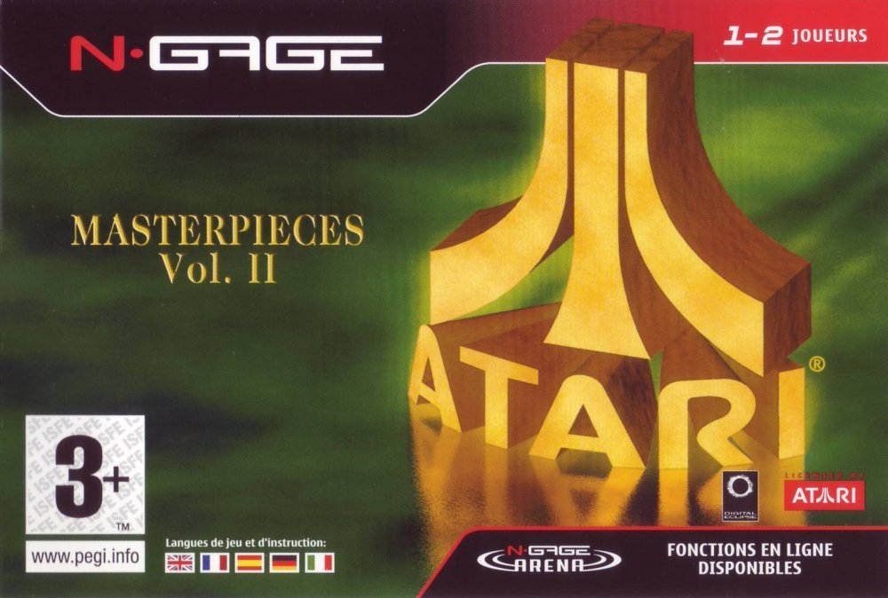 Face avant du boxart du jeu Atari Masterpieces Vol. II (Europe) sur Nokia N-Gage