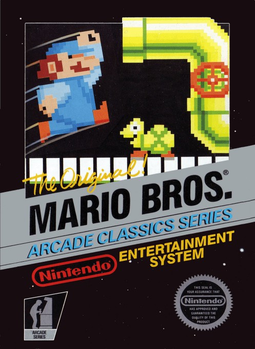 Face avant du boxart du jeu Mario Bros. (Etats-Unis) sur Nintendo NES