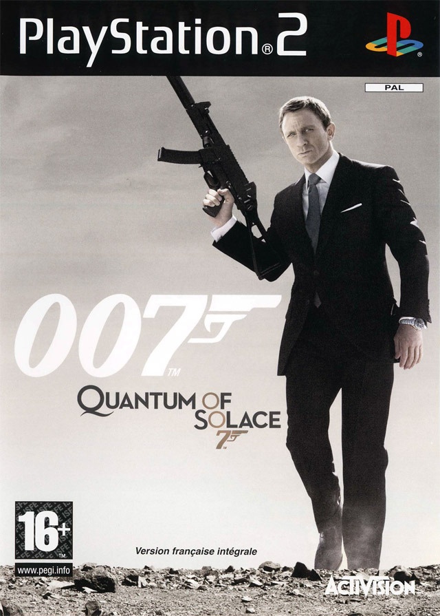Face avant du boxart du jeu 007 - Quantum of Solace (France) sur Sony Playstation 2