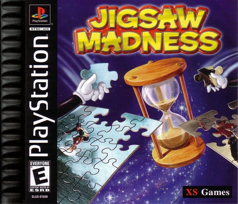 Face avant du boxart du jeu Jigsaw Madness (Etats-Unis) sur Sony Playstation