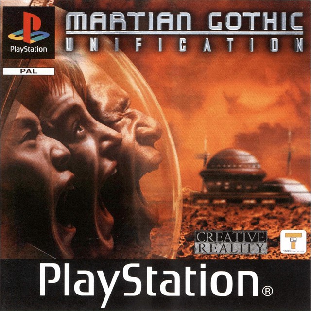 Face avant du boxart du jeu Martian Gothic - Unification (Europe) sur Sony Playstation