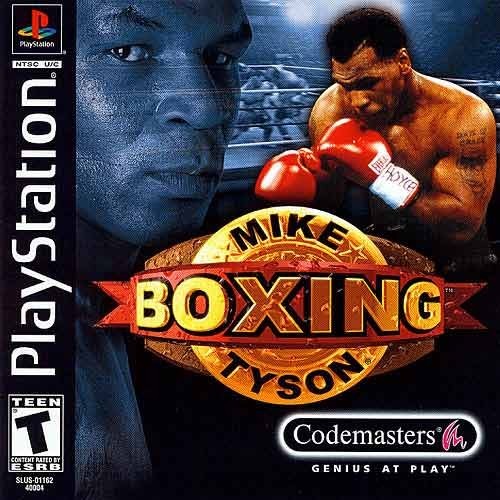 Face avant du boxart du jeu Mike Tyson Boxing sur Sony Playstation