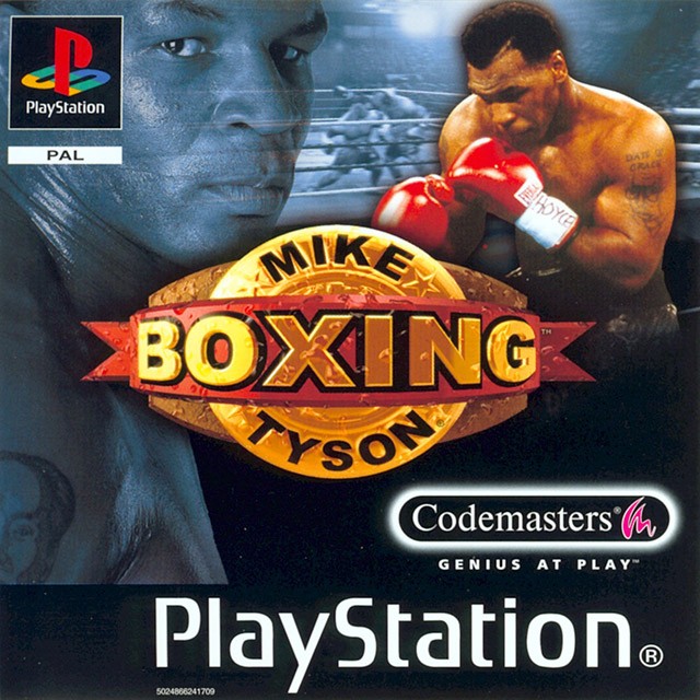 Face avant du boxart du jeu Mike Tyson Boxing (Europe) sur Sony Playstation