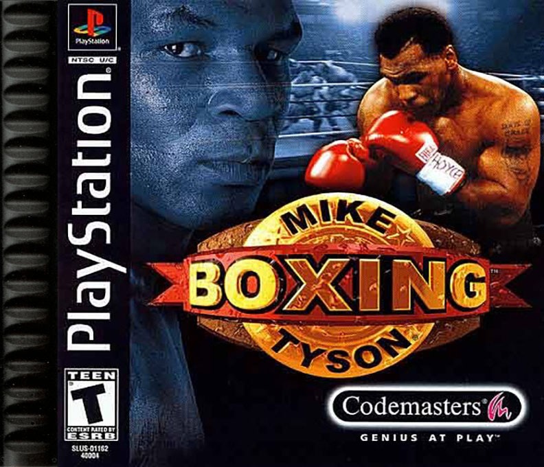 Face avant du boxart du jeu Mike Tyson Boxing (Etats-Unis) sur Sony Playstation