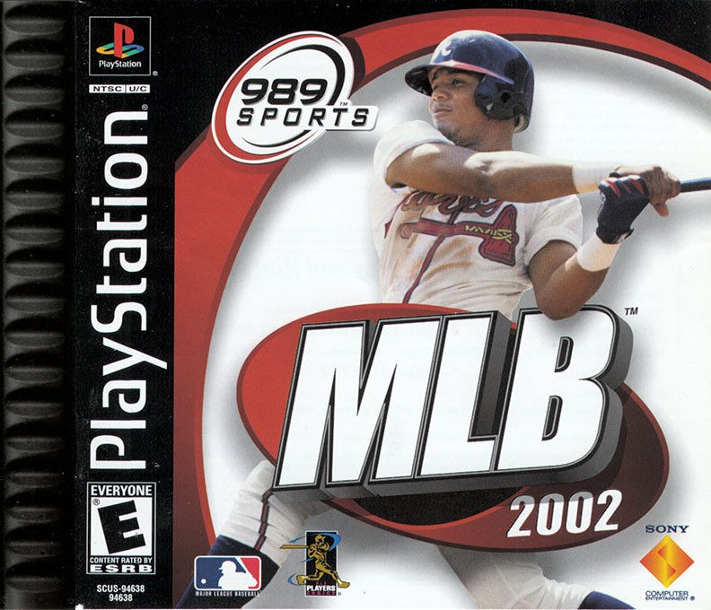 Face avant du boxart du jeu MLB 2002 (Etats-Unis) sur Sony Playstation