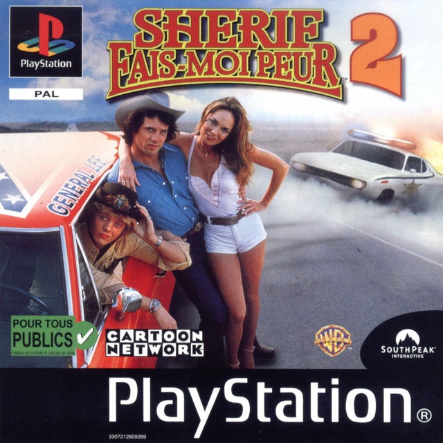 Face avant du boxart du jeu Shérif Fais-Moi Peur 2 (France) sur Sony Playstation