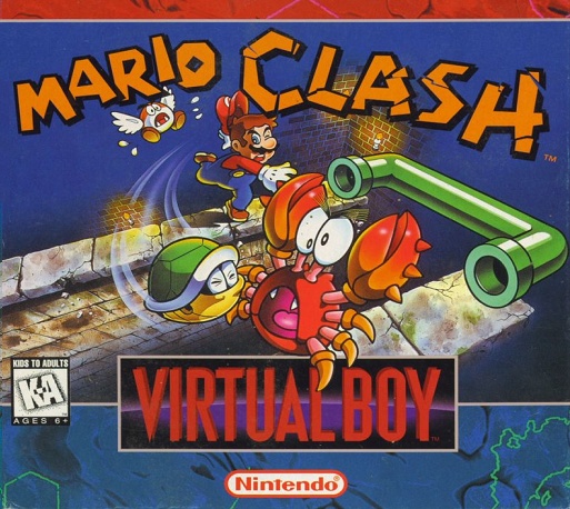 Face avant du boxart du jeu Mario Clash (Etats-Unis) sur Nintendo Virtual Boy