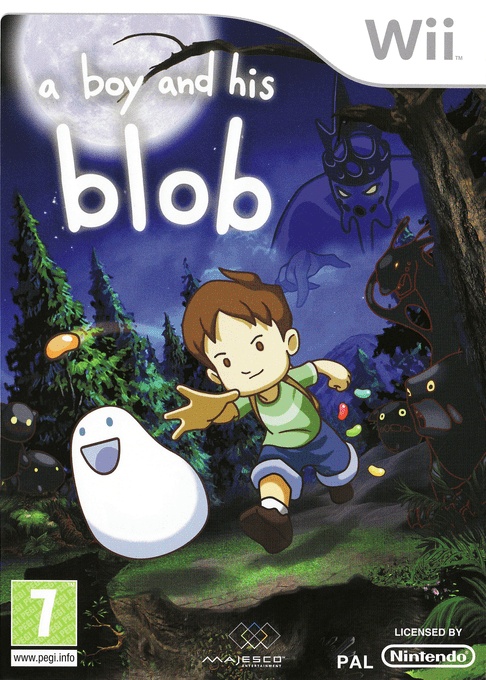 Face avant du boxart du jeu A Boy and His Blob (Europe) sur Nintendo Wii