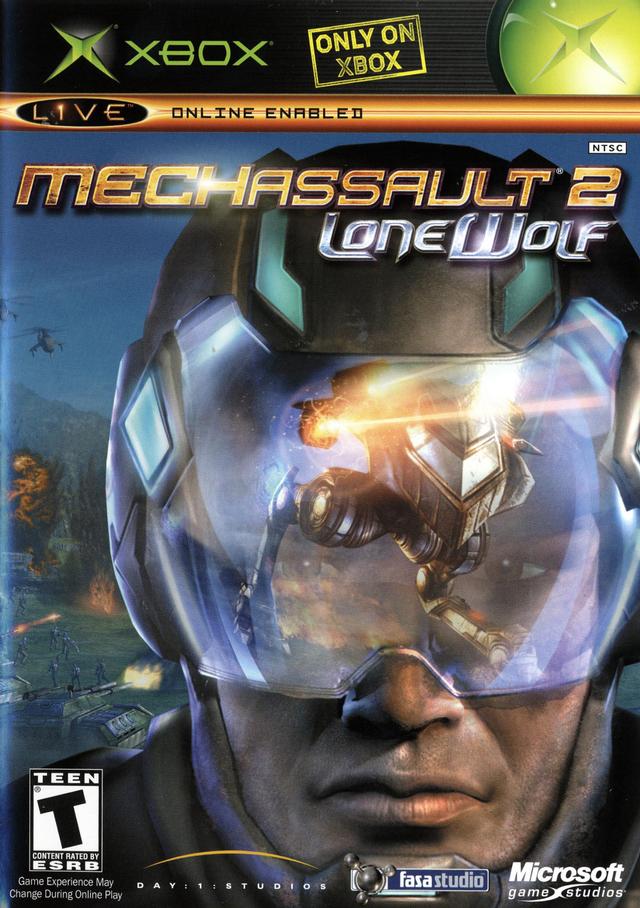 Face avant du boxart du jeu MechAssault 2 - Lone Wolf (Etats-Unis) sur Microsoft Xbox