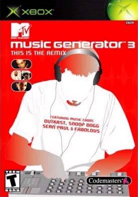 Face avant du boxart du jeu MTV Music Generator 3 - This Is the Remix (Etats-Unis) sur Microsoft Xbox