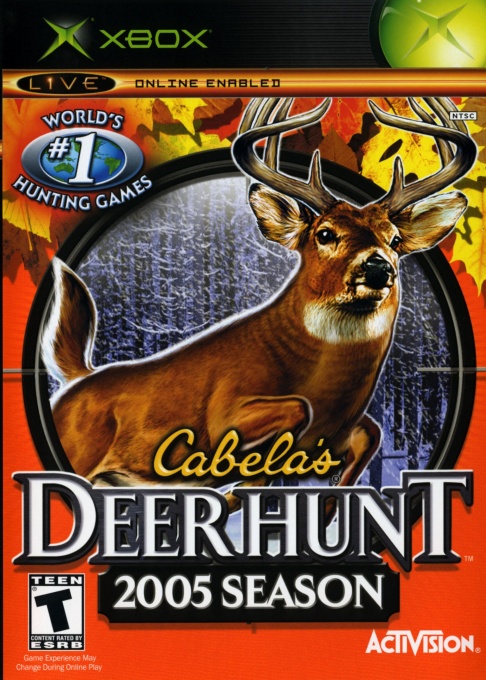 Face avant du boxart du jeu Cabela's Deer Hunt 2005 Season (Etats-Unis) sur Microsoft Xbox