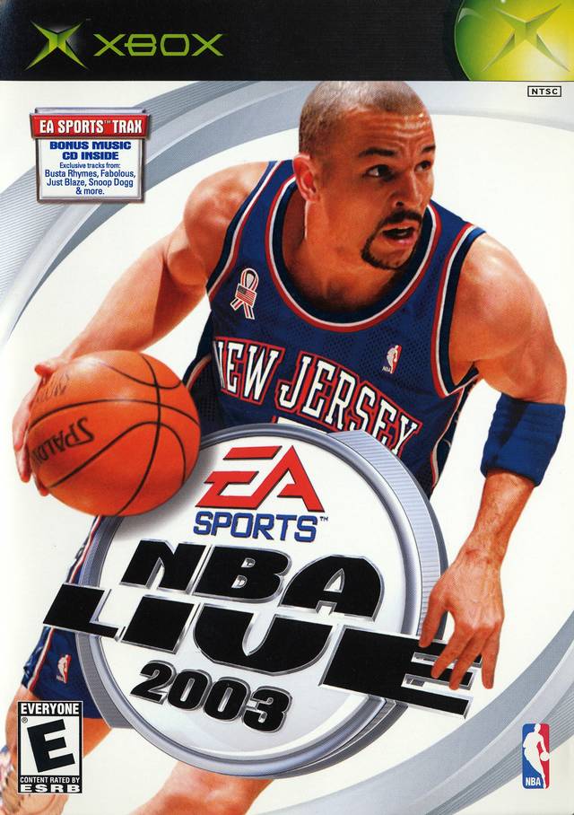 Face avant du boxart du jeu NBA Live 2003 (Etats-Unis) sur Microsoft Xbox