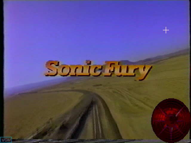 Image de l'ecran titre du jeu Sonic Fury sur Worlds of Wonder Action Max