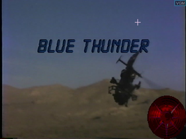 Image de l'ecran titre du jeu Blue Thunder sur Worlds of Wonder Action Max