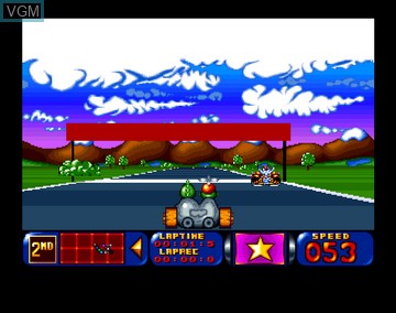 Image in-game du jeu Bump 'n Turn sur Amiga CD32