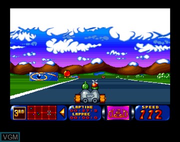 Image in-game du jeu Bump 'n Turn sur Amiga CD32