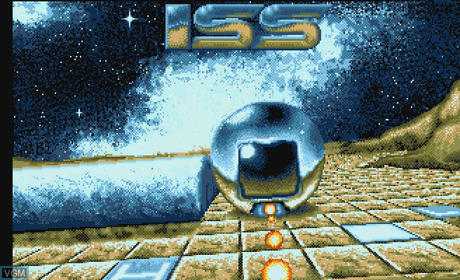 Image de l'ecran titre du jeu ISS sur Commodore Amiga