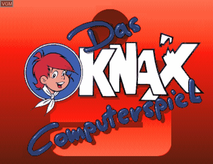 Image de l'ecran titre du jeu Knax Computerspiel sur Commodore Amiga