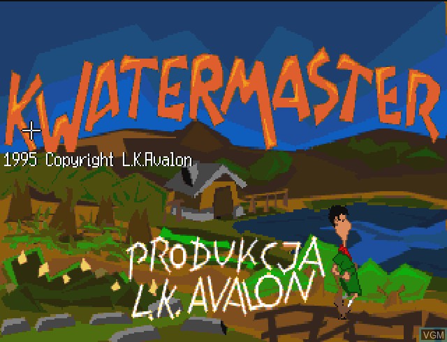 Image de l'ecran titre du jeu Kwatermaster sur Commodore Amiga