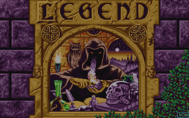 Image de l'ecran titre du jeu Legend sur Commodore Amiga