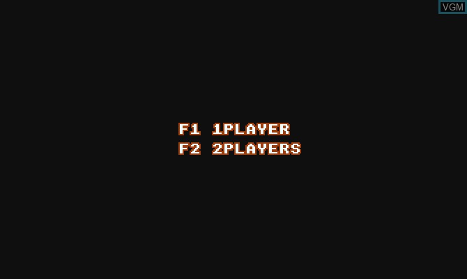 Image du menu du jeu Cabal sur Commodore Amiga